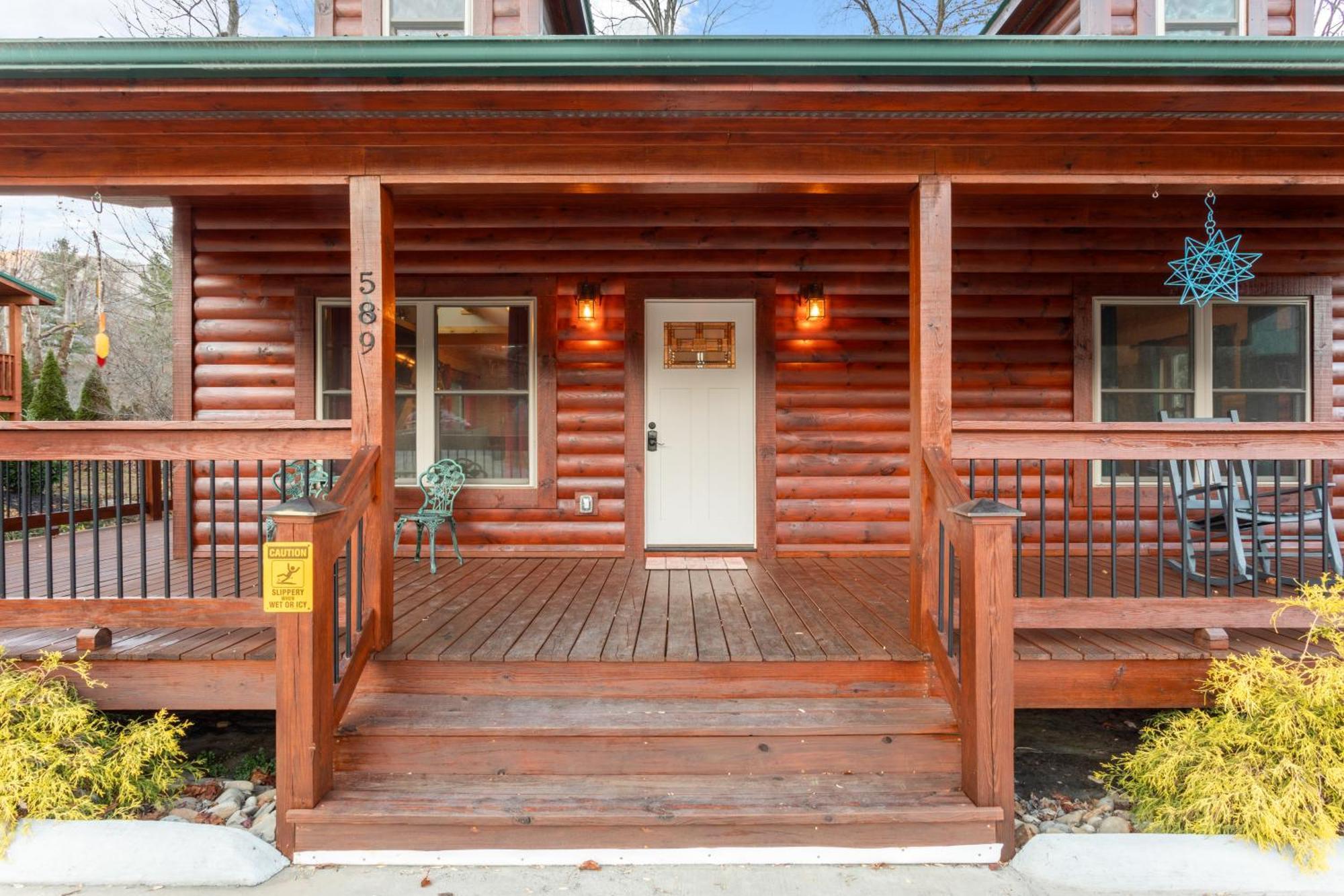 The Snow Owl Cabin Maggie Valley Esterno foto